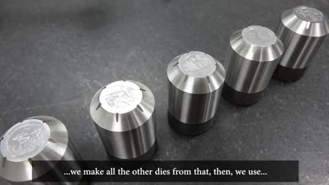 Making coins - posted for educational purposes. Original by USMint on youtube
