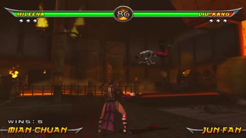 Mortal Kombat Armageddon - Mileena Playthrough on PS2