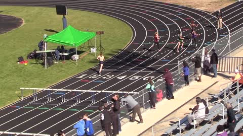 20190202 Charlotte City Championship - Girls 55 meter hurdles