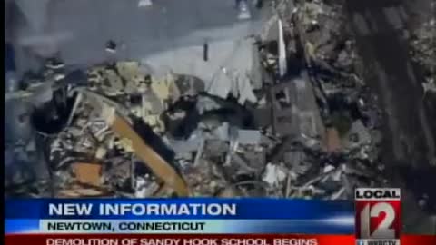 Demolition of Sandy Hook Elementary Begins