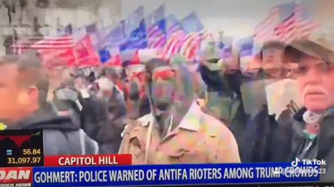 Police warned of Antifa Rioters among Trump Crowds