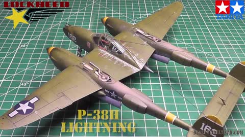 Tamiya Lockheed P-38H Lightning - 1:48 scale model