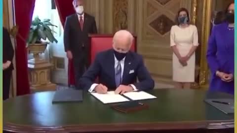 Biden says he doesn't know what he's signing