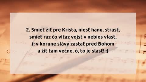 439. Smieť žiť pre Krista