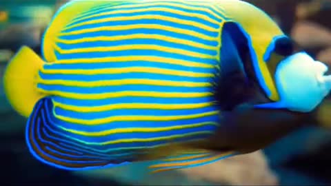 🥰 Cute Colourful Fish 🐠 Swimming underwater #cute #shorts #fish #cuteo