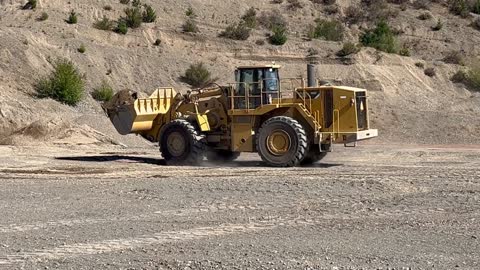 988H Loader being operated from a mobile command center