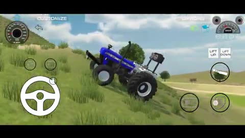 Indian New Holland Tractor Driving Game Video