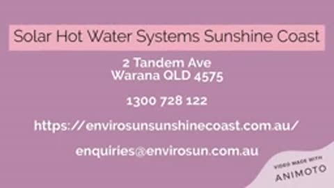 Solar Hot Water Systems Sunshine Coast