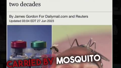 USA is reporting 5 people infected with malaria as potentially fatal disease by mosquitos! 🇺🇸