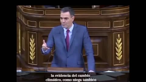 Todo un Presidente de España diciendo esto en el congreso. Covid 19 Palndemia Coronavirus