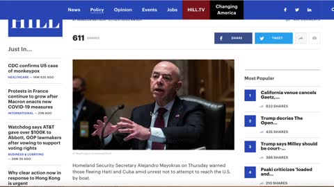 DHS Chief Don't come to the US - Cubans, Haitians