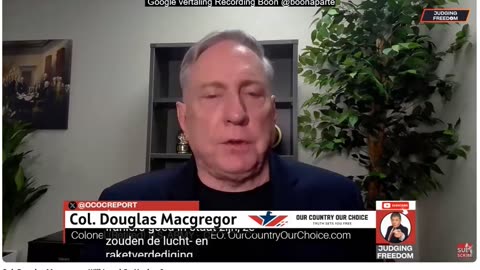 Col. Douglas Macgregor : Will Israel Go Nuclear? NL ondertiteld