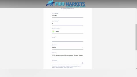 How to Open an Account with Fido Markets