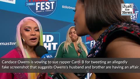 Candace Owens '100%' suing rapper Cardi B for Twitter screenshot she says was defamatory