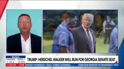 Trump endorses Herschel Walker for Georgia Senate race.