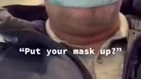 Man Pranks People by Wearing Realistic Looking Face Mask