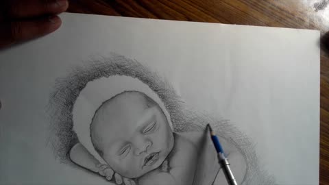 Born Baby Drawing