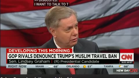 Graham Spews his Hatered of Trump