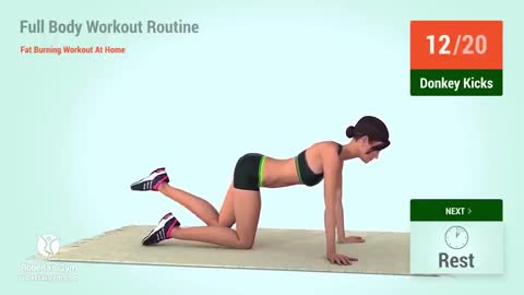 Best Fat Burning Workout At Home "Full Body Workout"