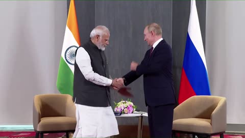 Bilateral Meeting between PM Modi of India and President Putin of russia