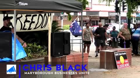 Extract from Freedom Rally on Maryborough 281121 - Chris Black