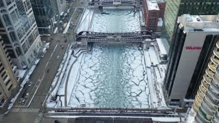 City Frozen by Polar Vortex