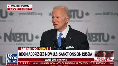 Joe Biden: I'm going to sign an executive order that's going ban any new US investment in Russia