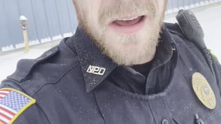 Kansas Cop Sick of Snow