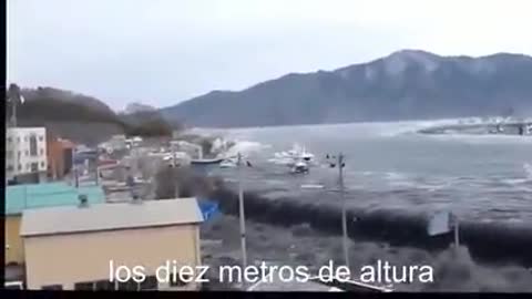 Tsunami footage