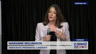 Marianne Williamson Campaigns at the University of New Hampshire | C-SPAN.org | October 1, 2023