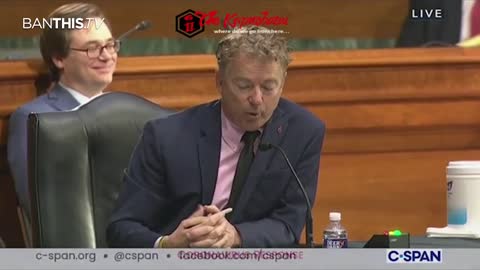 Rand Paul Exposes Dr Fauci's Warcrimes In Sentate Hearing