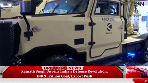 "India Aims for Defense Production & Export Surge: INR 3 Trillion Projection in Five Years"