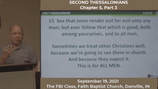 First Thessalonians, Chapter 5, Part 3