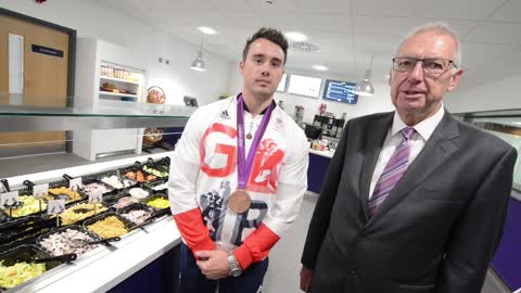 Kristian Thomas opens new WV cafe at the Civic Centre