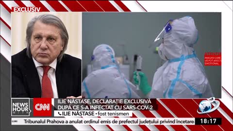 Ilie Nastase vaccinat, infectat si internat - Marturie la Antena 3