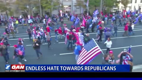 Endless hate towards Republicans