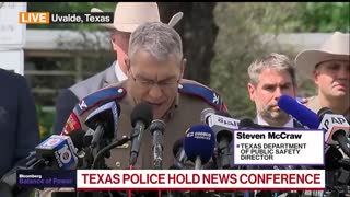 Texas Department of Public Safety Director Steven McCraw says the door that the gunman used was "propped open by a teacher"