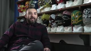Las máscaras de la lucha libre llaman a los coleccionistas mexicanos
