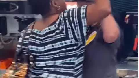 Black Woman Goes Berserk and Punches White McDonald’s Employees
