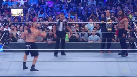 FULL MATCH — Brock Lesnar vs. Roman Reigns — Winner Take All Title Unification Match: WM 38