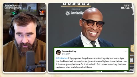 He's a difference maker at the RB position - Jason Kelce is fired up about Saquon Barkley signing