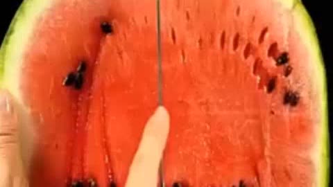 Corte de sandia perfecto y rapido