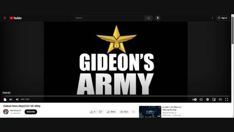 GIDEONS ARMY WED 3/6/24 @935 AM EST