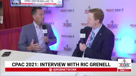 Interview with Richard Grenell at CPAC 2021 in Dallas 7/10/21