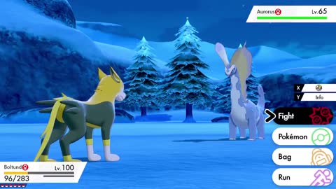 Pokémon Sword & Shield - Where To Find Aurorus? (Crown Tundra: Snowslide Slope)