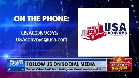 USA Convoy Phones In with Updates on the US-Canada Border