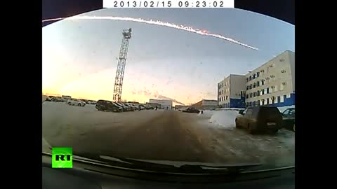 Meteorite crash in Russia Video of meteor explosion that stirred panic in Urals region