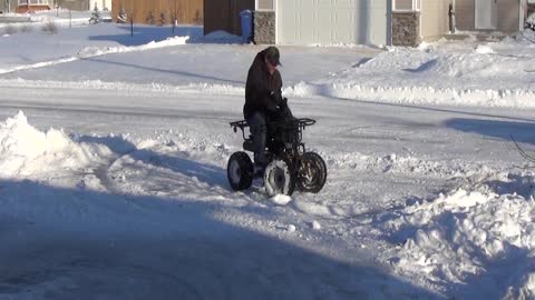 Mini Quad snow removal