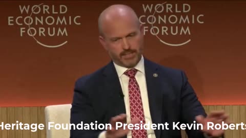 🚨Massive WEF take down🚨 Heritage Foundation President Kevin Roberts at DAVOS 2024