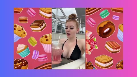 Tik Tok SHOW big bank challenge 🍬😋